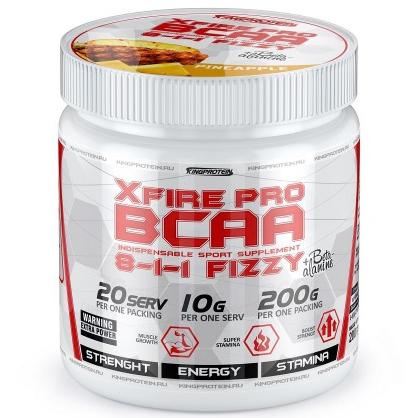 King Protein BCAA XFIRE PRO (8-1-1) FIZZY + BETA-ALANINE (Шипучие ВСАА)