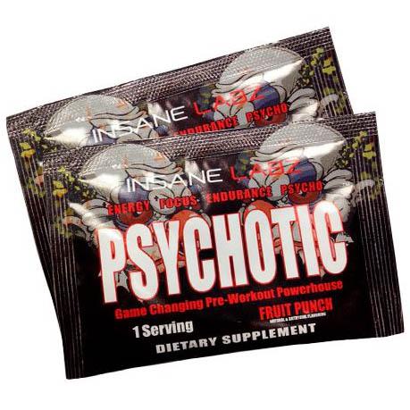 Предтренировочный комплекс Insane labz Psychotic пробник 1 serv