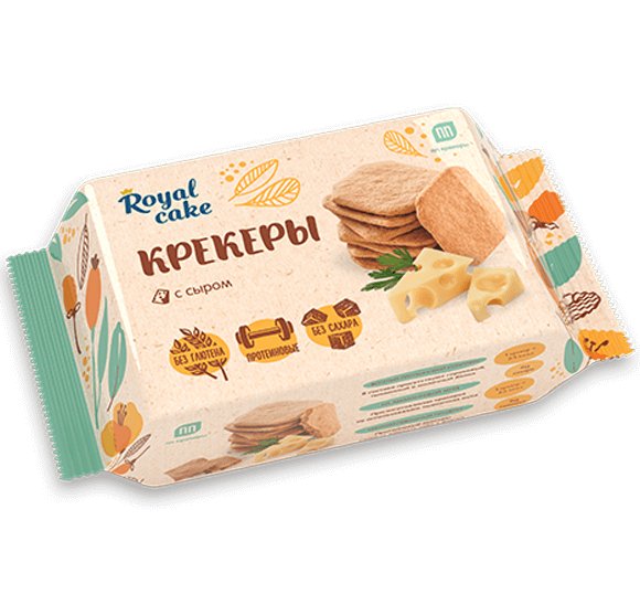 Крекер с высоким содержанием протеина Royal Cake 84гр.