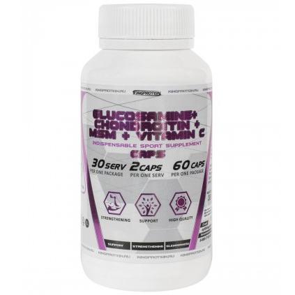Хондропротектор King Protein Glucosamine + Chondroitin + MSM + Vit. C 60 кап.