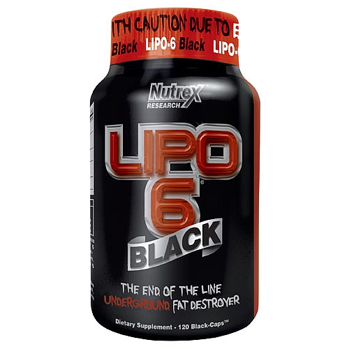 Жиросжигатель Nutrex Lipo 6 Black 120 кап.