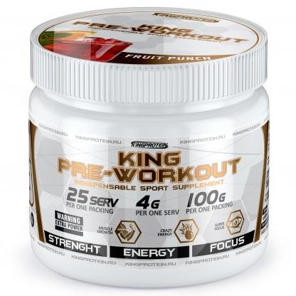Предтренировочный комплекс King Protein PRE-WORKOUT 100 гр.