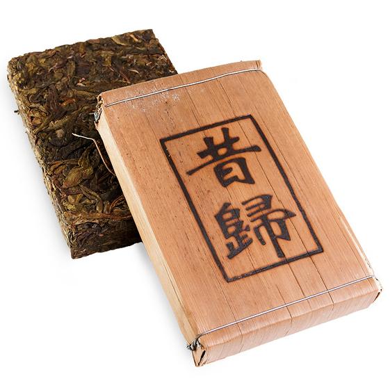 Пуэр в бамбуке Шен (кирпич) 250 гр. (фаб. Чентай, Линцан, 2012 г.)