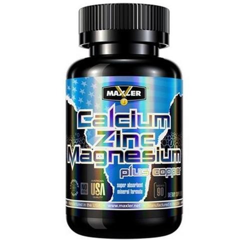 Минеральный комплекс Maxler Calcium Zink Magnesium (Кальций Магний Цинк) 90 таб.
