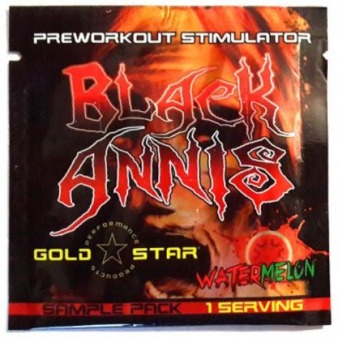 Предтренировочный комплекс GoldStar Black Annis пробник 1 serv