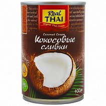 Кокосовые сливки "Real Thai",  400 мл.