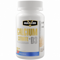 Maxler Calcium Citrate + D3 120 таб.