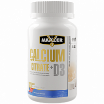 Maxler Calcium Citrate + D3 120 таб.