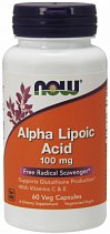NOW Alpha Lipotic Asid 100 мг. 60 кап.