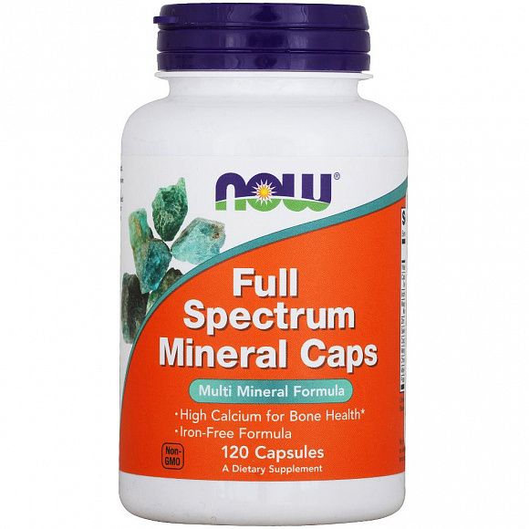 Минеральный комплекс NOW Full Spectrum Mineral Caps 120 кап.