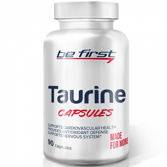 Be First Taurine (таурин) 790 мг. 90 кап.