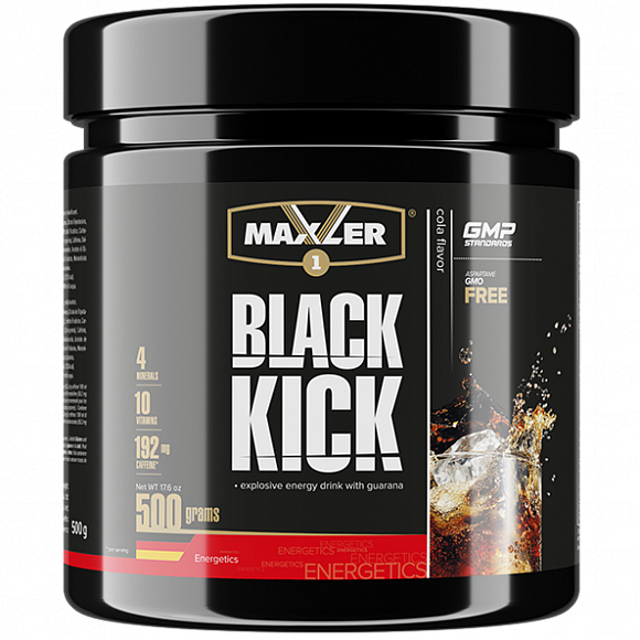 Предтренировочный комплекс Maxler Black Kick банка 500 гр.