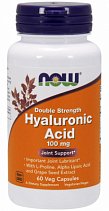 NOW Hyaluronic Asid 100 мг. 60 кап.