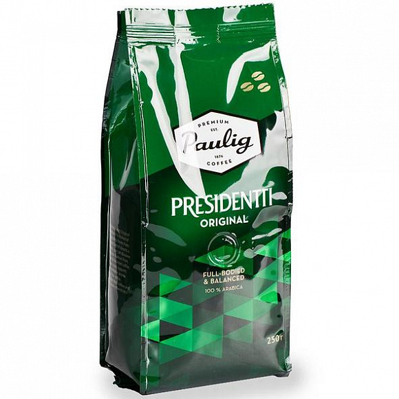 Кофе "Paulig" Presidentti, 250 гр. зерновой