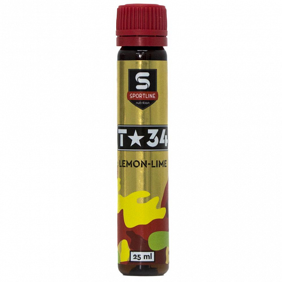 Предтренировочный комплекс SportLine Nutrition T-34 1 shot 25 мл