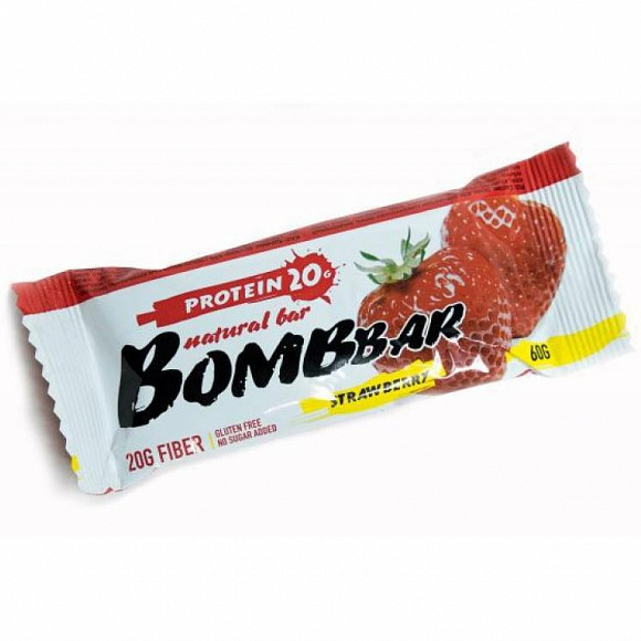 Батончик протеиновый BOMBBAR 60 гр. 30% протеина