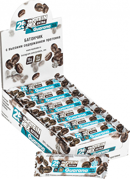 Батончик протеиновый ProteinRex eXtra УПАКОВКА 18х40 гр. 25% протеина