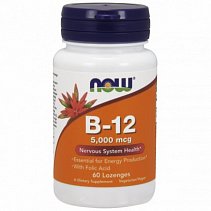 Витамин B-12 5000 mcg+ фол. кисл. 60 кап.