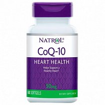 Natrol CoQ10 50mg. 60 кап. нейтральный