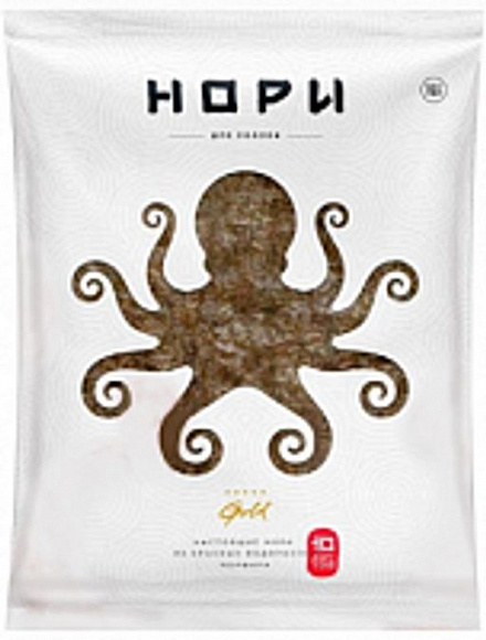 Водоросли порфира "Настоящие нори GOLD" 25 гр./10 листов
