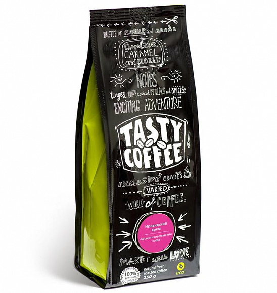 Кофе "TastyCoffee" Ирландский крем, 250г молотый