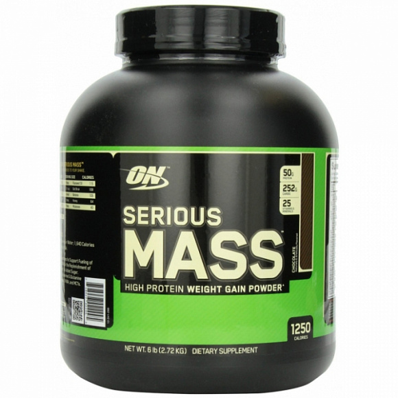 Гейнер Optimum Nutrition Serious Mass 2724 гр.