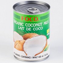 Кокосовое молоко "FOCO" Organic 400 мл.