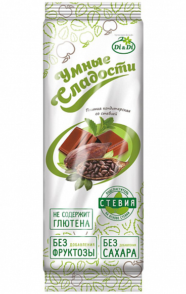 Плитка кондитерская "Умные сладости" 90 гр.