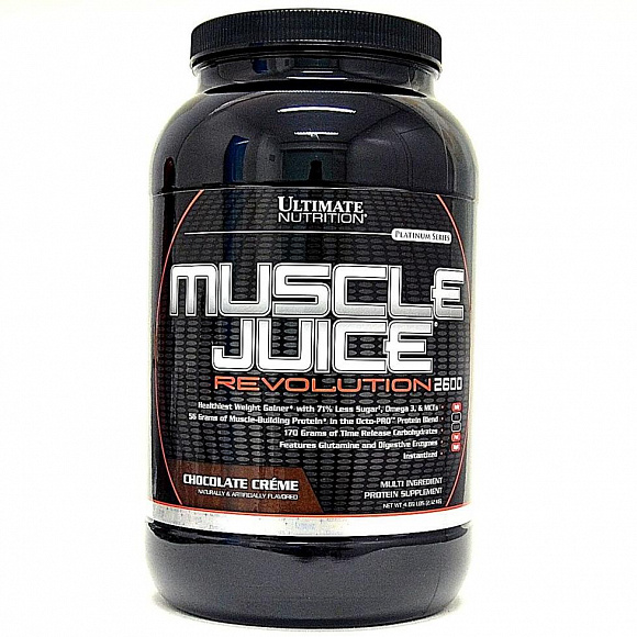 Гейнер Ultimate Nutrition Muscle Juice Revolution 2600 2120 гр.