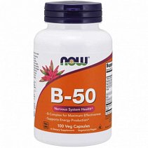 NOW Vitamin B-50 Complex 100 кап.