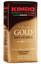 Кофе "Kimbo" Aroma Gold 100% Arabica, 250г молотый