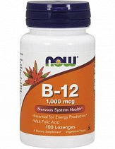 Витамин B-12 1000mcg+ фол. кисл. 100 кап.