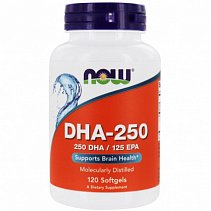 NOW DHA-250 500 мг. 120 кап.