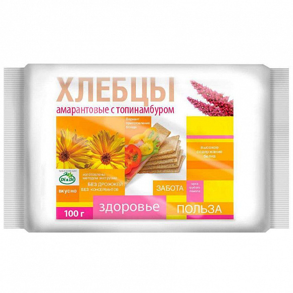 Хлебцы амарантовые "Di&Di" 100 гр.