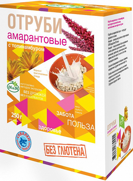 Отруби амарантовые "Di&Di" 250 гр.