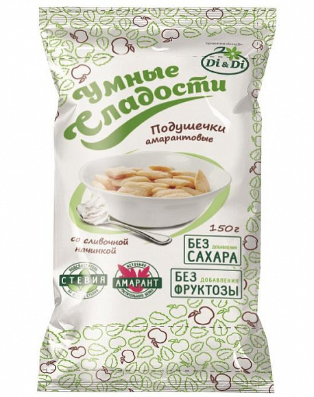 Подушечки из амаранта "Умные сладости" 150 гр.
