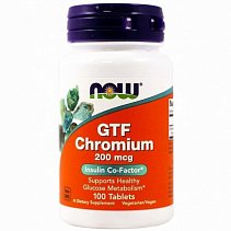 NOW GTF Chromium 200 mсg. 100 кап.