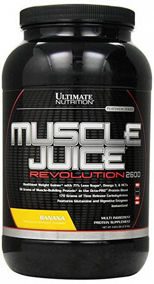 Гейнер Ultimate Nutrition Muscle Juice Revolution 2600 2120 гр.