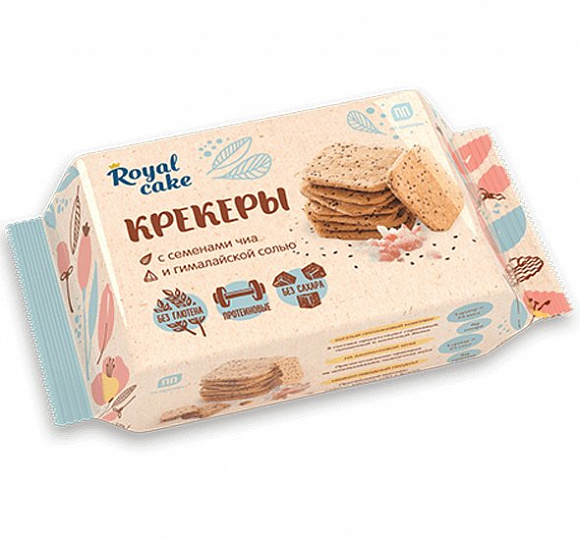 Крекер с высоким содержанием протеина Royal Cake 84гр.