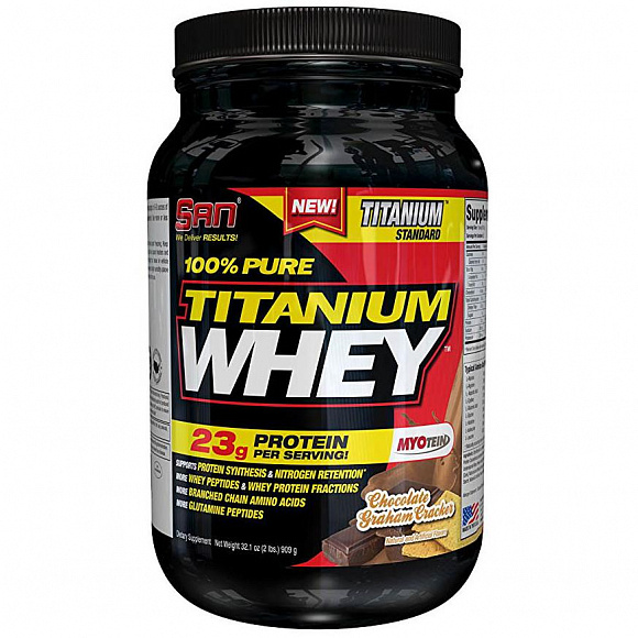 Протеин сывороточный SAN 100% Pure Titanium Whey 909 гр.