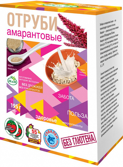 Отруби амарантовые "Di&Di" 250 гр.