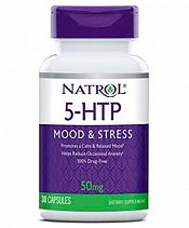 Natrol 5-HTP 50 мг. 30 капсул